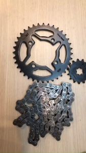 NHÔNG SÊN DĨA(NHÔNG XÍCH ĐĨA) PRO-BIKE THÁI CNC CHO YAMAHA SIRIUS JUPITER 36T HAY 35/15T/428-108L RÁP LÊN ZIN THEO XE