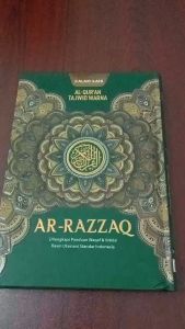 Al Quran Tanpa Terjemah Ukuran Sedang Alquran Ar Razzaq A5 Tajwid Warna Tanda Waqaf Ibtida Bendera