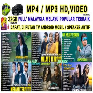 FLASHDISK 32GB MP4 MP3 VIDEO LAGU MALAYSIA MELAYU POPULER PILIHAN