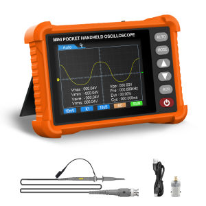Holdpeak | Handheld Oscilloscope AIOMEST Portable Digital Automotive Oscilloscope with 2.8" TFT Screen 500KHz Bandwidth 2.5MS/s Sampling