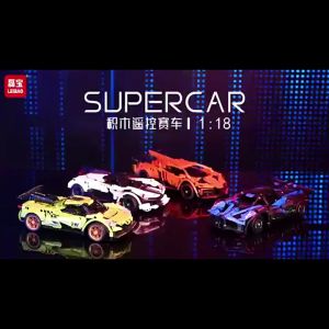 ⚠️现货⚠️ReadyStocks Remove Control Sports Car building blocks 遥控 跑车 赛车 拼插 积木 儿童 益智 玩具 男孩