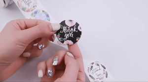 500pcs Thank You Stickers for Product Label Label Sticker Handmade Stickers Wedding Sticker Decorative Sticker