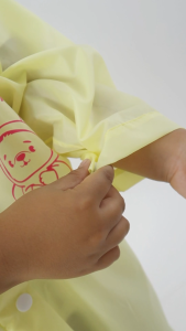 Jas Hujan Anak LUXIGO BEAR KIDS01 Raincoat Anak Laki-Laki Perempuan Polyester Seam Seal Waterproof