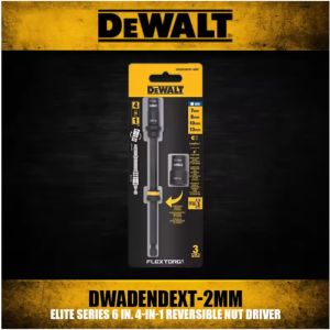 DeWalt | DEWALT DWADENDEXT-2MM 4-in-1 Double Ended Nut Driver Socket Extension Tool Accessories