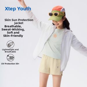 XTEP | Lightweight Breathable Sports Windbreaker UPF 50+