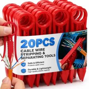 Mini Wire Stripper Ethernet Cable Crimper Separator Portable CAT5 CAT6 CAT7 Network Wire Untwister Tool Plastic Hand Tools Craft