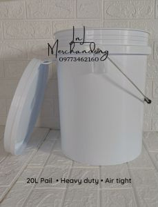 industrial pail with cover and handle. 20L16L10L and 4L