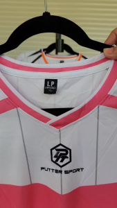 เสื้อยืดแขนสั้น ลายสีสดใสคาดหน้าอก เสื้อกีฬา เนื้อผ้าไมโครซับลาย มี5 ไซส์ M-3XL ทำเสื้อทีม เสื้อวิ่ง เสื้อใส่เที่ยว ใส่ทำงาน ไม่ร้อน แห้งเร็ว ไม่ต้องรีด ผลิตโรงงานไทย