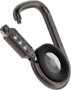 Raptic Link & Lock Digital Tracker Protective Case Waterproof Anti-Fall Password Climbing Buckle Compatible with  AirTags