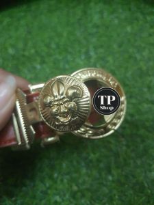 เข็มขัดนักเรียนชายหัวเสือ หัวเสือโหละทองเหลือง สายผ้าสักหลาด สำหรับใช้ประกอบการเรียน ตั้งแต่ ป.1 ถึง ป.ว.ช ลูกเสือสำรอง ลูกเสือสามัญ ลูกเสือสามัญรุ่นใหญ ลูกเสือวิสามัญ ปวช