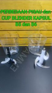 Pisau Blender Kapsul Tajam Kuat Cutter Blade Quatre Sparepart Spare Part (Bintang 5 dan 6)