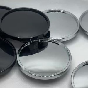 4Pcs/Set 62mm Car Vehicle Wheel Hub Center Cap Cover ABS Black Silver High Quality Durable Exterior Car Modification Accessories