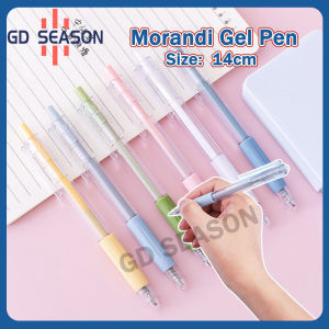 1Pcs INS Black Ink Gel Pen 0.5MM Morandi Color Press Pen School Stationery Supplies