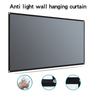60-133 inch foldable high-definition metal anti light suitable for office outdoor and indoor use projection screen