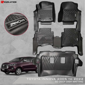 Toyota INNOVA 2016 to 2026 OEM 5D Deep Dish Matting Fully Extended (4pcs/set)