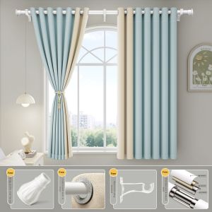 WEILAISHI | Sunscreen Curtains No-Drilling Installation