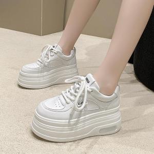 Womens Casual Shoes 8CM Heightening Thick Bottom Inner Increase Spring Autumn New Style Small Size Versatile Leisure Shoes