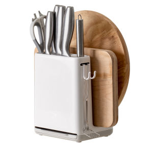 LANJIAOLUO | Knife and Chopping Board Integrated Storage Rack