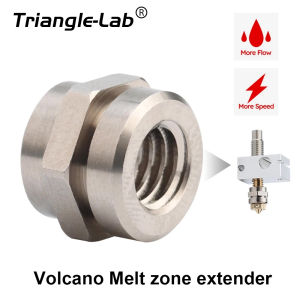 Trianglelab ZS-MZE Volcano Melting Zone Extender Compatible Rapido V2 Dragon V6 Hotend 3D Printer