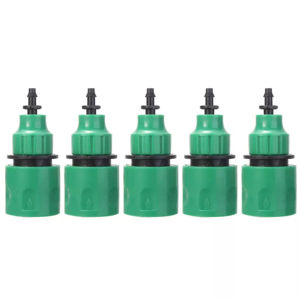 5 Pcs 4/7mm-8/11mm Plastic Garden Water Hose Quick Connector Irrigation Adapter Connector Drip Irrigation Tools