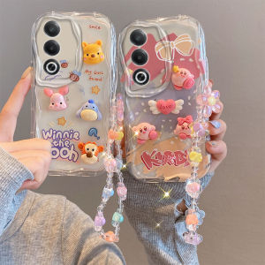Oppo A3Pro 5G A80 5G Version Womens Phone Case Airbag Anti-fall Transparent Cute Cartoon Creative 3D Soft Protective Cover