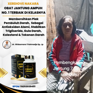 Obat Jantung Paling Ampuh Obat Jantung Bengkak Obat Penyumbatan Jantung Terbukti  Efektif Khasiatnya Xerdiove Nakara Original 100% Halal Mui BPOM
