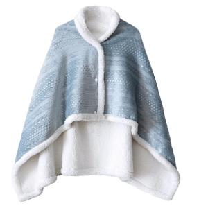 Wearable Fleece Blanket Shawl for Autumn Spring