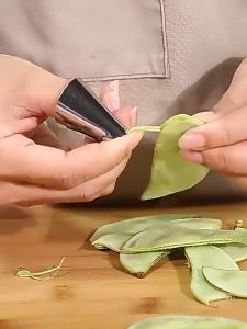 Dụng Cụ inox Bóc Tách Hạt Ngũ Cốc Rau Củ QuảBọc Bảo Vệ Ngón Tay Chống Xước Măng Rô-HAUSE