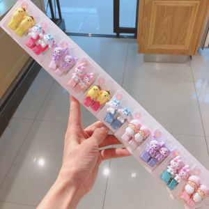 New Cartoon Baby Hair Clips Full Coverage Mermaid Snow White Princess Girls Hair Accessories Baby Hair Clips
