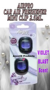 Air Freshener Mini Clip Car Airpro 2.5ml. Violet Blast Scent