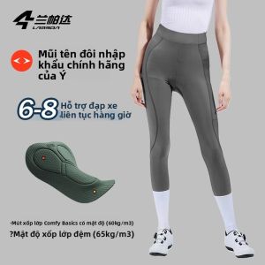 LAMEDA | Quần Đạp Xe Cao Waist Dual Arrow Có Túi và Đệm