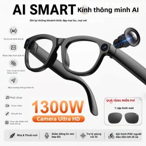 Kính Thông Minh 2026 Với Camera Ultra HD 1300W Hỗ Trợ Dịch Thuật AI Bluetooth 5.4 Ghi Hình Video Hỗ Trợ Mô Hình Lớn Dành Cho Doanh Nghiệp