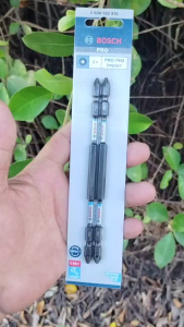 Bosch ดอกไขควงสีดำ PH2 รุ่น2608522410 ขนาด 150 มม. 1/4" (แพ็คละ 2 ดอก) มีแม่เหล็กที่หัวทั้งสองด้าน ของแท้100%