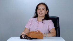 LK180 BULLCAPTAIN Sling bag Kulit SAPI import model terbaru