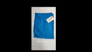 Falcon Kain Sekolah Menengah Susun Koshibo Warna Biru Muda 🔥Ready Stock🔥Secondary School Koshibo Wrinkle Free Dress Light Blue Colour