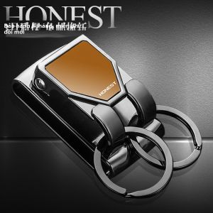 Mens Leather Belt Keychain & Belt Clip