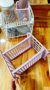 Kệ Nhựa Mini 2 Tầng Mini Đựng Đồ Đa Năng Siêu Xinh Kệ Nhựa Để Đồ 2 Tầng - Đựng Đồ Đa Năng Siêu Xinh Xắn Để Bàn Học