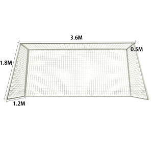 Soccer Ne Practice Goal Net Polyethylene Anti-impact Football Post Net Foldable Portable Soccer Net Football Game Equipment