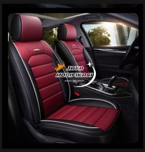 Sarung jok mobil Avanza variasi full sett tahun 2015 bahan kulit sintetis asli 100% bisa request..!!
