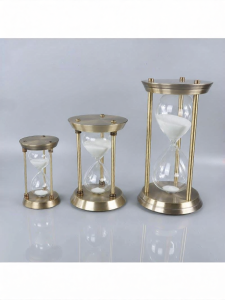 FENGHONGTAO | Trang Trí Đồng Hồ Cát Kim Loại Sáng Tạo Elegance