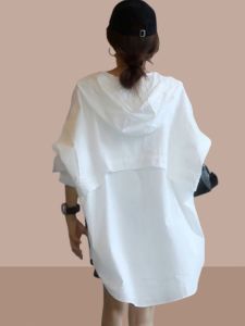 Shalldoer | Relaxed Fit Hooded Summer Shirt with UV Protection