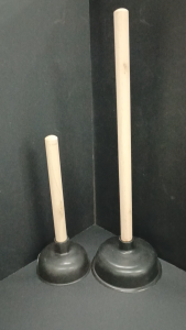 Toilet Pump Plunger with Wood Handle