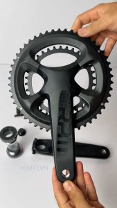 Giò Dĩa Xe Đạp PROWHEEL RPM 50-34T Kèm Trục Giữa Bộ Đùi Đĩa Cốt Rỗng Prowheel