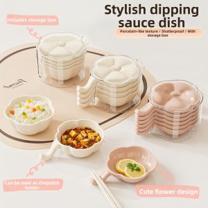 NAIFUNA | Porcelain-like Ceramic Dipping Sauce Dishes