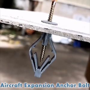 Toggle Gypsum 50pcs Pengencang Skrup Gypsum Pengunci Sekrup Gypsum Expanding Anchors Aircraft