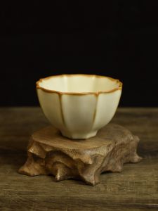 ชามชาแบบมือทำขนาดใหญ่จากอู่เฉิงหยาง เครื่องดื่มชาแบบส่วนบุคคลสำหรับใช้ในบ้าน สไตล์จีนโบราณ ชามชาแบบแยกส่วนสำหรับดื่มชาแบบแยกส่วน