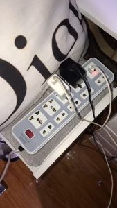 Heavy Duty Extension Cord With Multiple Universal Socket and 2 USB Port Outlets Charger 5V 1A- 2.1A Heavy Duty Extension Power Strip with Safety Switch Protection Socket