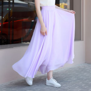 YINLIANHU | Plus Size Summer Half Skirt Chiffon
