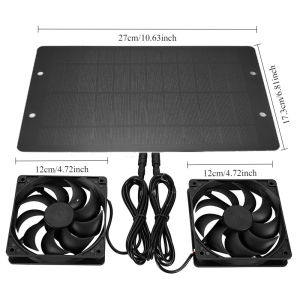 Small size solar panel Low power solar exhaust fan 0.8W4v Lightweight green energy outdoor pet house chicken coop