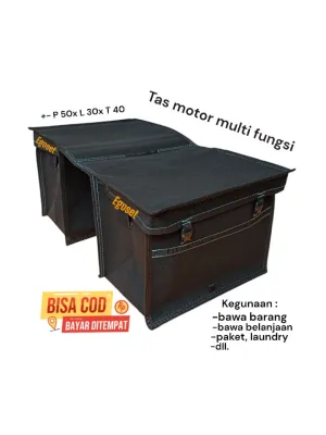 TAS MOTOR FULL TUTUP ATAS / TAS OBROK / TAS KURIR TUTUP ATAS